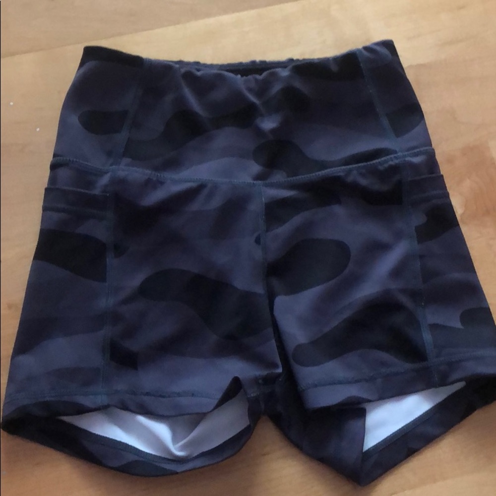 ETHOS CAMO BOOTY SHORTS